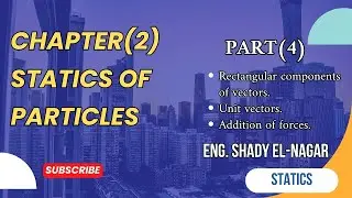 Statics| Chapter 2-4: Rectangular Components of a Force & Addition by Components.