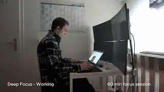 Work with Me – 1h Deep Focus | Night Deep Work (#12/100)