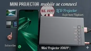 Home Cinema Mini Projector 1080P mobile se connect Karen