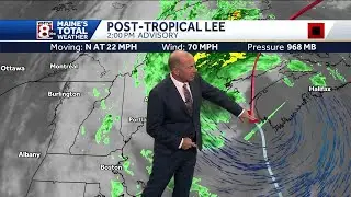 Latest update: Post-Tropical Storm Lee