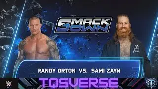 RANDY ORTON (C) VS SAMI ZAYN. SMACKDOWN. WWE 2K25. TQS
