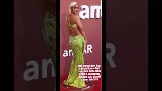 Kelly Rowland in Green Gaurav Gupta Look at amfAR Cannes Gala 2024#celebrityfashion cannes2024
