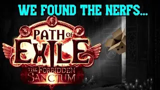 The Dark Side of Patch Noes - Sanctum League 3.20 Path of Exile