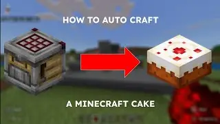 How to build a cake auto crafter in minecraft