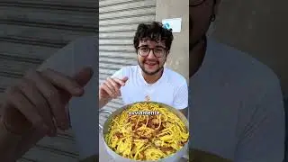 1kg di carbonara GRATIS 😱 #sicilia #palermo #shorts #carbonara #sfida
