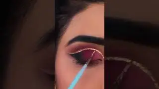 Eye Makeup Tutorial by Parul Garg - Gold shimmer liner