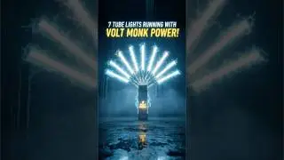 #voltmonk  Portable Power Station HEAVY Load Test! 139W Output Powering Multiple Lights#shorts