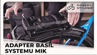 Adapter Basil MIK do bagażnika rowerowego do montażu sakw oraz koszyków rowerowych