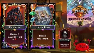Is Going All In On Gorge Penumbra + Trample + Fossilized Fangs Viable? (Monster Train 2 Cov10)