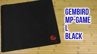 Распаковка Gembird MP-GAME L Black