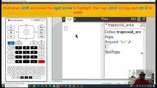 Writing a Formula Based TI Nspire Program