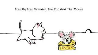 How to Draw a Mouse Eating Cheese 🐭🧀 | Cute Drawing Story Tutorial