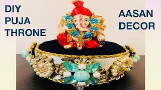 DIY PUJA THRONE DECOR TUTORIAL | MAKE YOUR OWN POOJA AASAN FOR FESTIVALS | THRONE FOR IDOLS