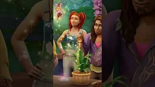 REACCIONO A LOS SIMS 4 NATURALEZA ENCANTADA 🧚&zwj;♀️ | Short