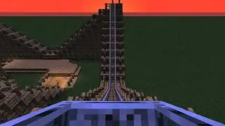 Minecraft Wooden Rollercoaster
