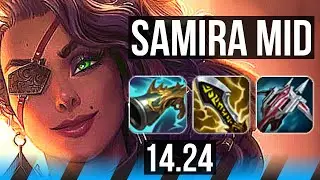 SAMIRA vs YONE (MID) | 9/1/5, 3100+ games | NA Master | 14.24