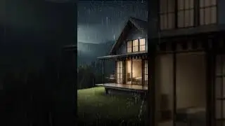 Relaxing With Rain 1minute #rain #soundrain #relaxingsounds