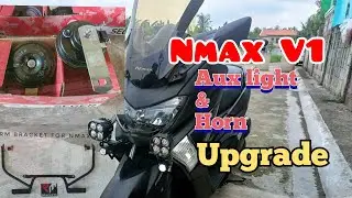 YAMAHA NMAX UPGRADE AUXILIARY LIGHTS AND HORN