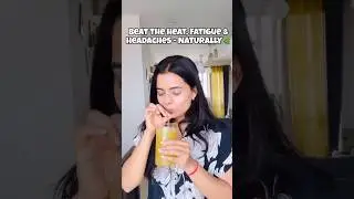 Feeling tired & dizzy by the summer heat?☀ try this homemade electrolyte drink #nutritionistapproved