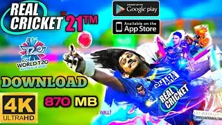 REAL CRICKET 21 LAUNCH