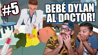 Bebe Dylan al Doctor y esto pasó | Simulador de Ser Papá Capitulo 5 | Juegos Karim Juega
