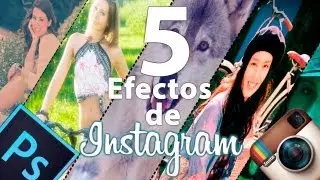 Tutorial Photoshop / 5 Efectos mas faciles de instagram en photoshop / @PStutsteam @AdobeRD