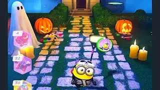 Minion rush Version 12.4.1C ! Halloween in massive update with Skeleton Bob minion