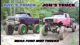 2019 JEFFREYS MUD BOG / RAY & JON MEGA FORDS    IN ACTION