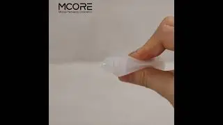 Squeezing plastic eye drops bottle in different sizes