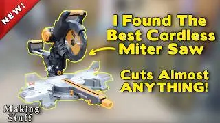 Cuts Almost Anything! The New Evolution 40V Cordless Miter Saw - Test and Review