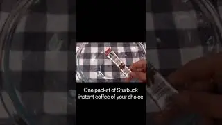 Dalgona Coffee using Starbucks Instant Coffee Packet