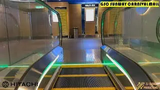 4 Brand New Hitachi Escalators at GSC @ Sunway Carnival Mall, Seberang Jaya, Penang, Malaysia.