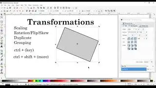 Inkscape Tutorial Part 4: Transformations
