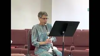 Jamie Clay shares her clarinet talents.