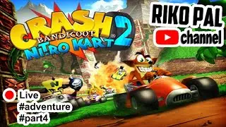 Crash Nitro Kart (CNK) PS2 (Live) - Adventure Part 4