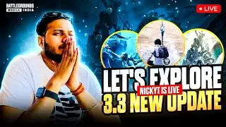 BGMI 3.3 Ocean Odyssey UPDATE FULL GAMEPLAY LIVE | NEW MODE WITH NickYT IS LIVE #bgmilive