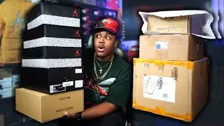 GOT ‘EM EARLY! MAJOR HEAT! SNEAKER PICKUPS & A GIVEAWAY! UNBOXING A TON OF DOPE SH!T!