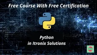 Getting Started With Python | Free Course | Itronix Solutions