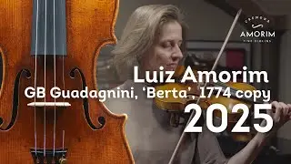 Luiz Amorim violin | copy Giovanni Battista Guadagnini, Salabue, Berta, 1774 | Fine Italian Violin