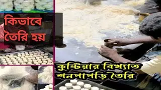 কুষ্টিয়া বিখ্যাত শন পাপড়ি কিভাবে তৈরি করে | soan papdi making in factory