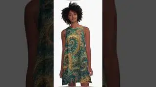 A-Line Dress - My Original Design - All Sizes Available XXS - 4XL    