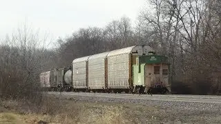 Rare Train: Caboose and Illinois Central 