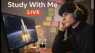 study with me live (Wish me luck, the stream do not crash) | pomodoro : 90/15 | calm long session