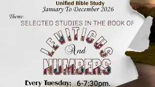 Study 1: The Burnt Offering: What It Means And What It Teaches. Lev. 1 (Unified Bible Study)