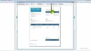 Sleek Bill Demo - Creating an invoice