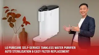 LG PuriCare Self-Service Tankless Water Purifier :  Auto Sterilisation & Easy Filter Replacement