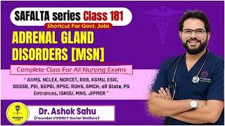 Adrenal & Parathyroid Disorders Explained | Top 10 MCQs for NCLEX, NORCET Voogly Classes by Sahu Sir