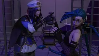 Jinx Prison Haircut teaser - Made in Blender