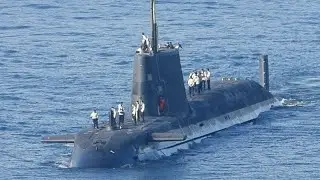 HMS Anson S123 Submarine Docking - 11:34 Sunday 2nd February 2025 Gibraltar 🇬🇮 Mediterranean