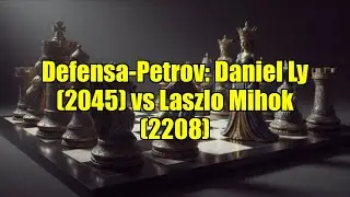 Defensa-Petrov: Daniel Ly (2045) vs Laszlo Mihok (2208)